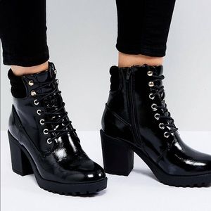 Chunky Heeled Boots
